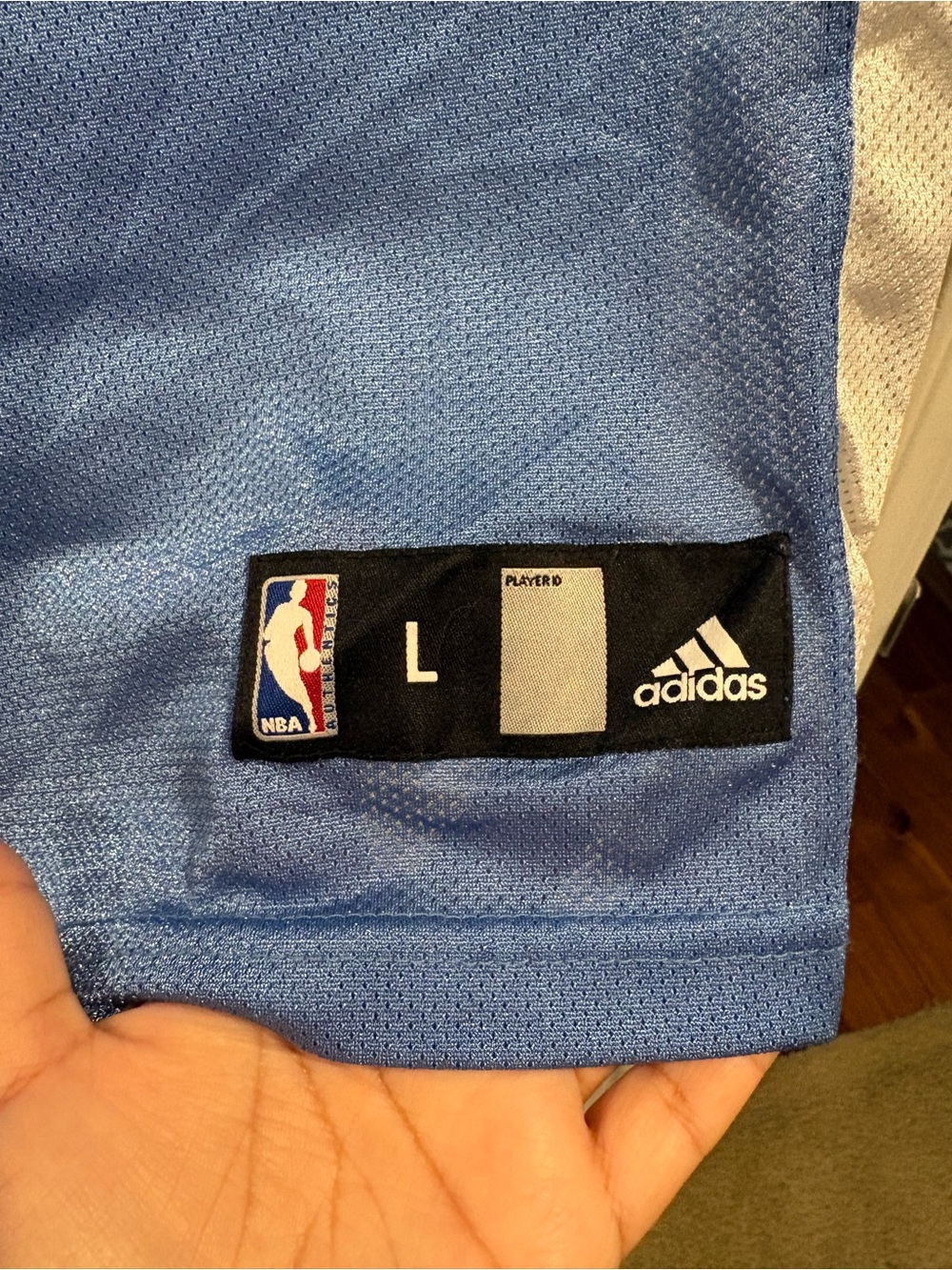 Vintage Adidas NBA Denver Nuggets Allen Iverson #3 Basketball Jersey Kids Sz Lrg - Picture 8 of 12